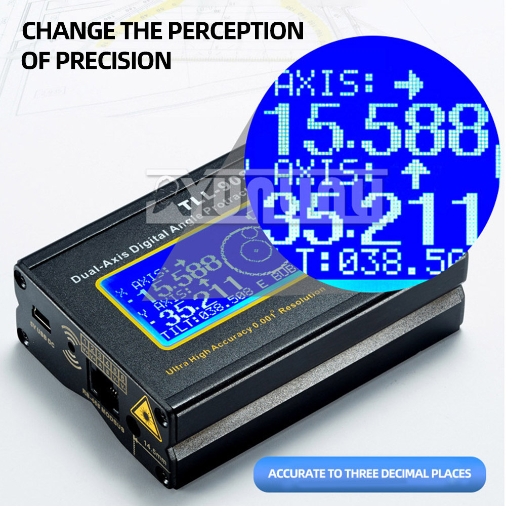 Industrial Laser Alignment Tool - Laser Level Electronic Level High-Precision 0.005