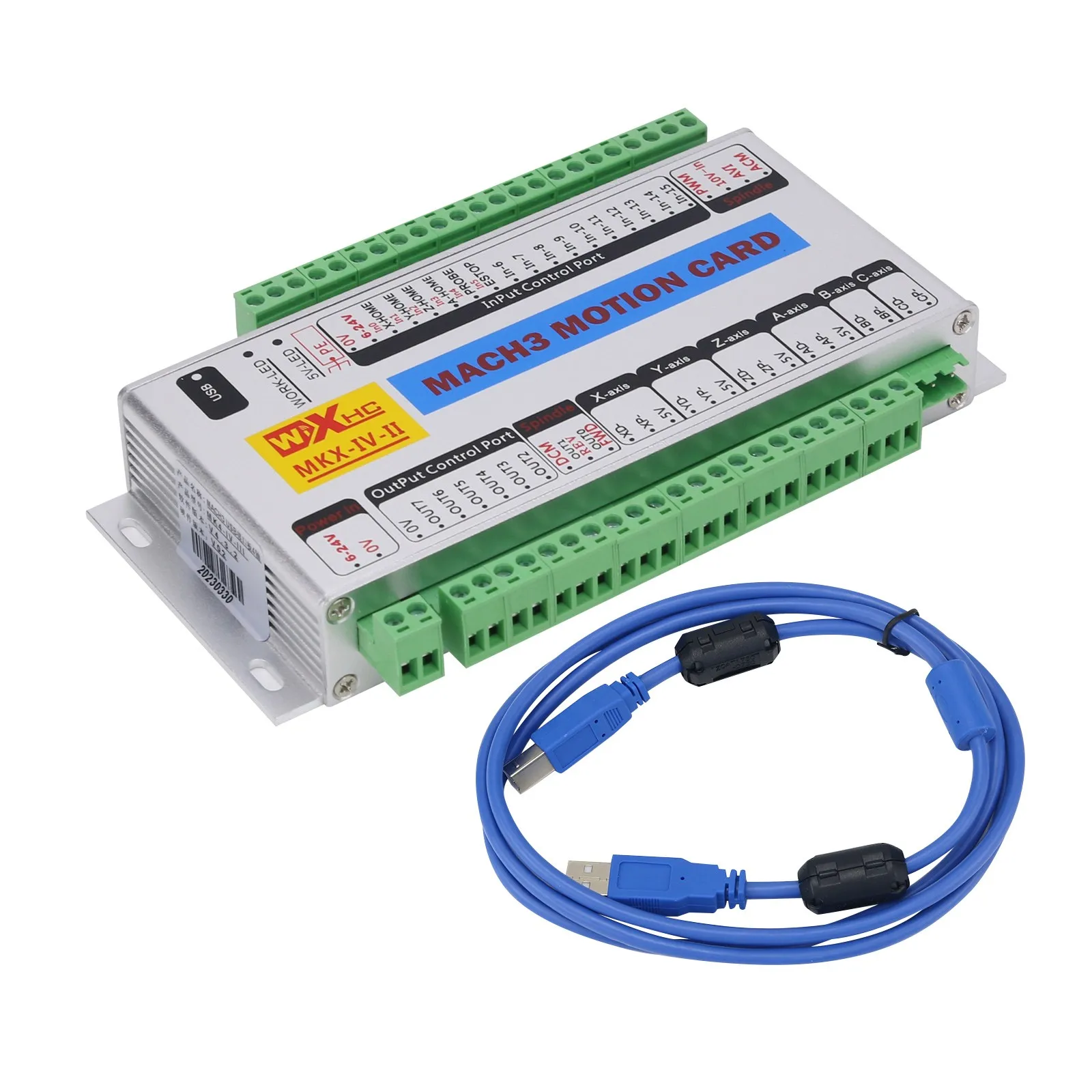 Breakout Board Mach3 - MK4-IV Mach3 Motion Card 4-sAxis USB