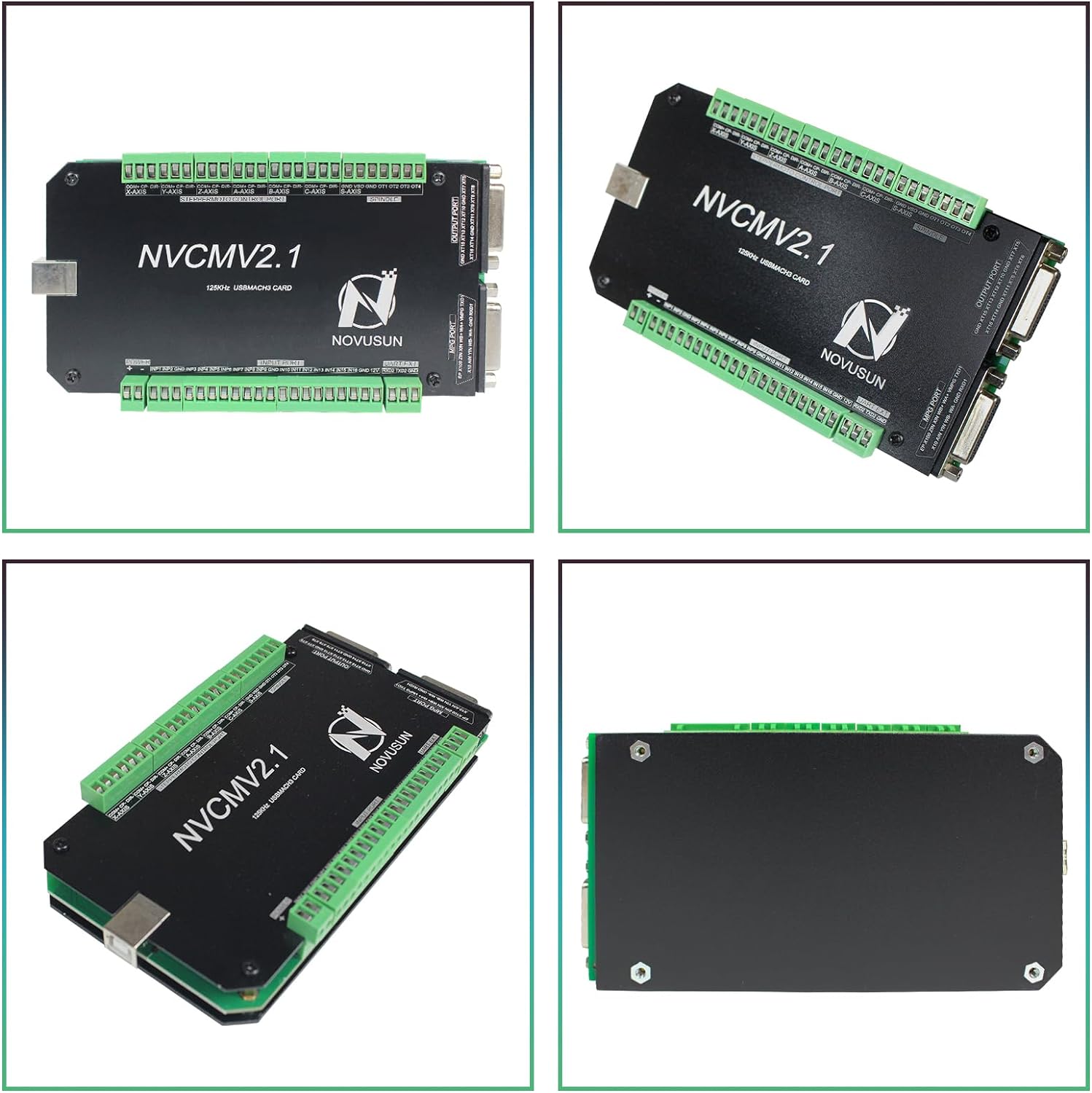 6 Axis 125KHz NVCM USB Mach3 S - Breakout Board Mach3 评论和价格