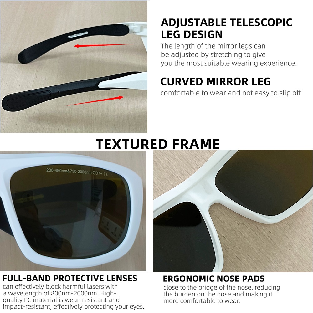 OD7 Laser Safety Glasses Goggl - Industrial Laser Operator 评论和价格