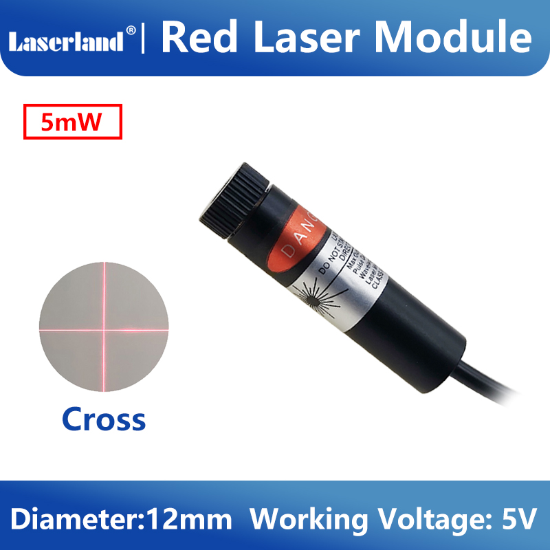 12mm 5mW 50mW Cross Red Laser  - Industrial Laser Line Module 评论和价格