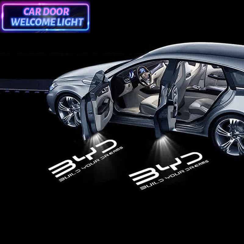 2PC For BYD Wireless Led Car D - Industrial Laser Projection 评论和价格