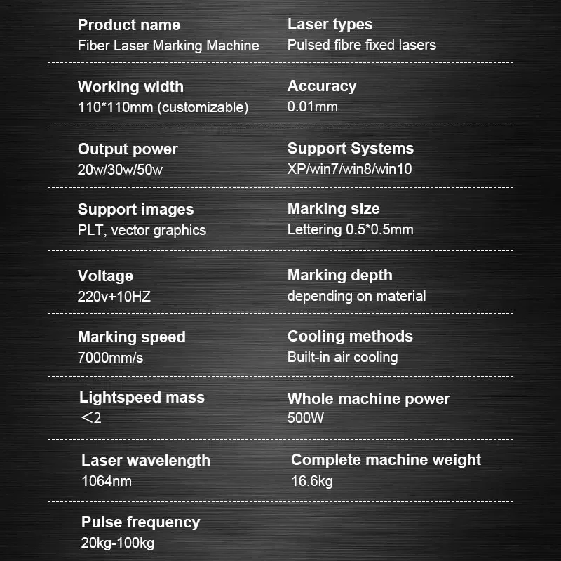 'for  20W 30W Mini Impresora D - Industrial Laser Marking Machine 评论和价格