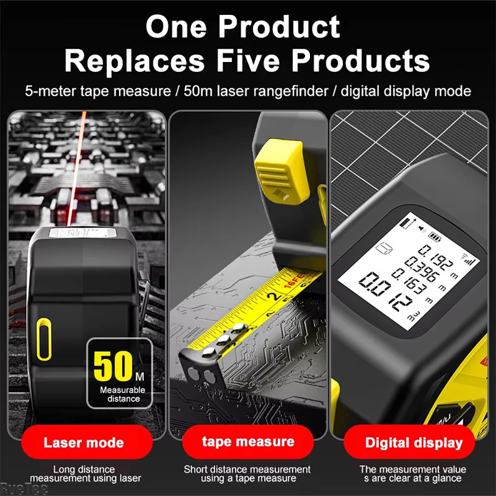 USB Charging Laser 5M Tape Mea - Industrial Laser Alignment Tool 评论和价格