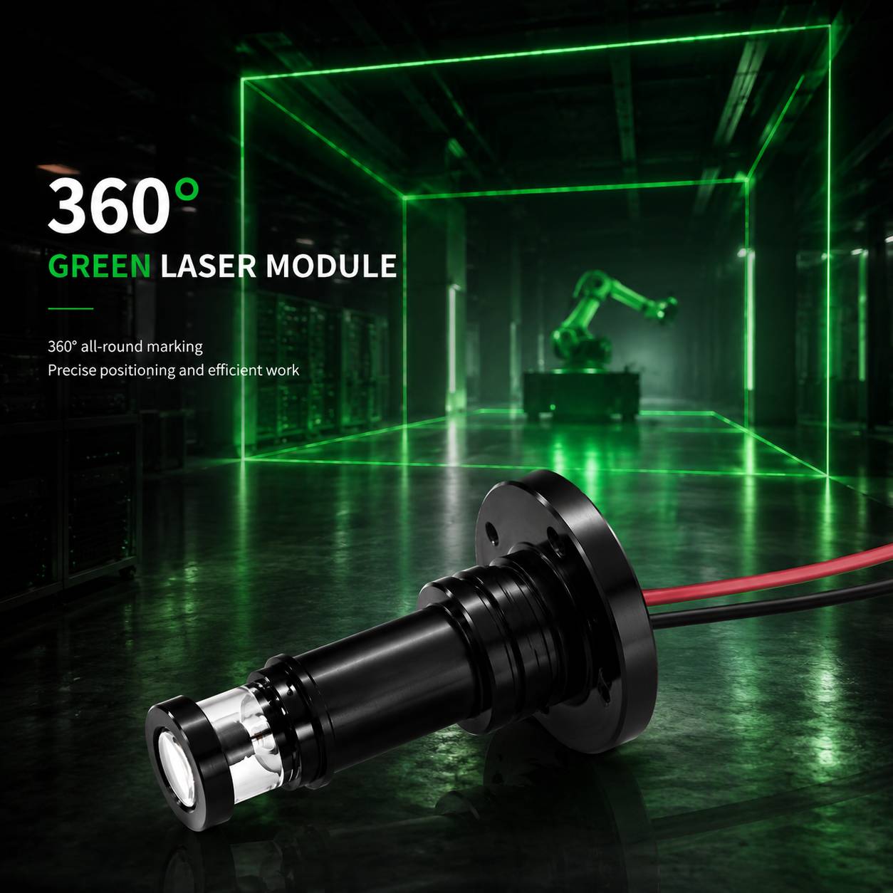 Industrial Flange Mount 30mW R - Industrial Laser Line Module 评论和价格