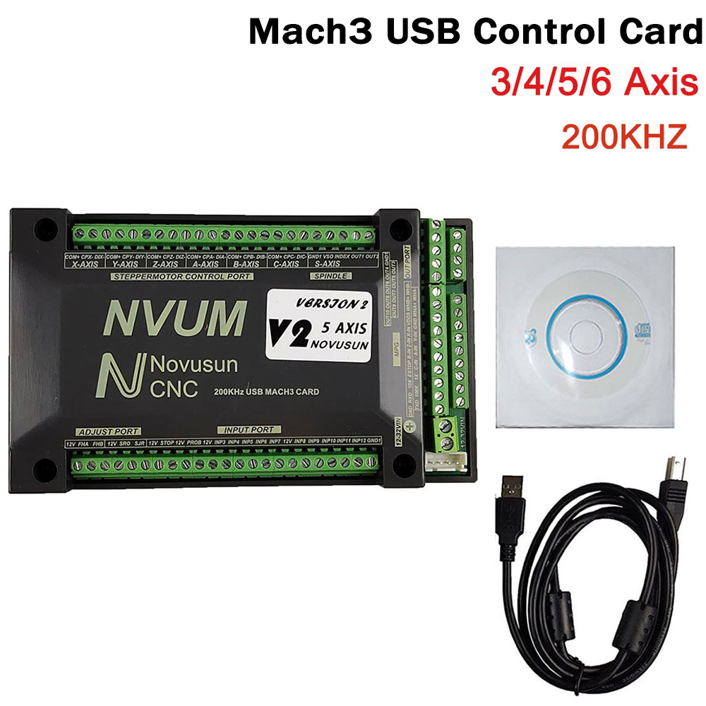 NVUM Mach3 USB Card 200KHz CNC - Breakout Board Mach3 评论和价格