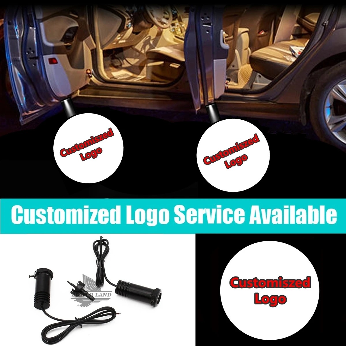 1/2x Universal Custom Logo Wir - Industrial Laser Projection 评论和价格