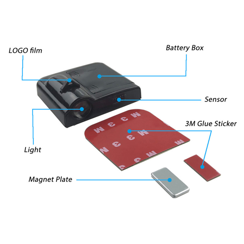 1pcs Car Door Logo Light Welco - Industrial Laser Projection 评论和价格
