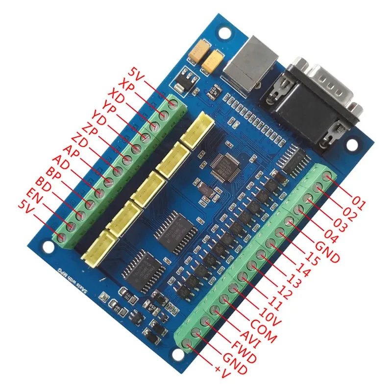 CNC MACH3 USB 5 Axis 100KHz US - Breakout Board Mach3 评论和价格