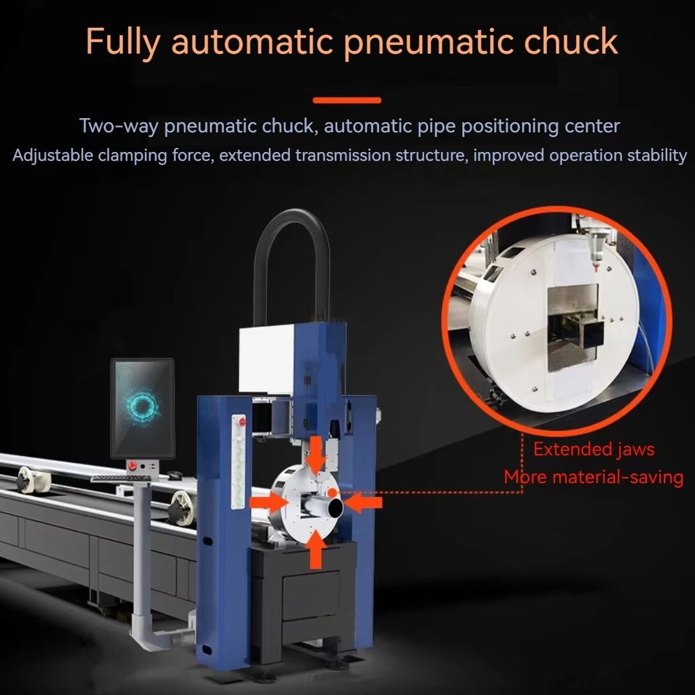 Metal Tube Fiber Laser Cutting - Industrial Fiber Laser Cutting Machine 评论和价格