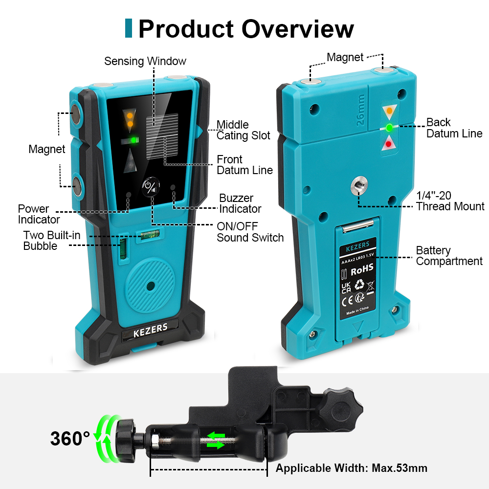 KEZERS Red Green Laser Level R - Industrial Laser Sensor 评论和价格