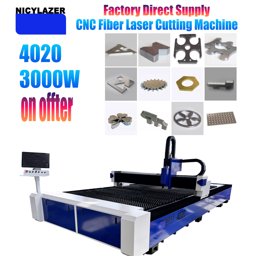 NICYLAZER CNC 3000W 4020 Fiber - Industrial Fiber Laser Cutting Machine 评论和价格