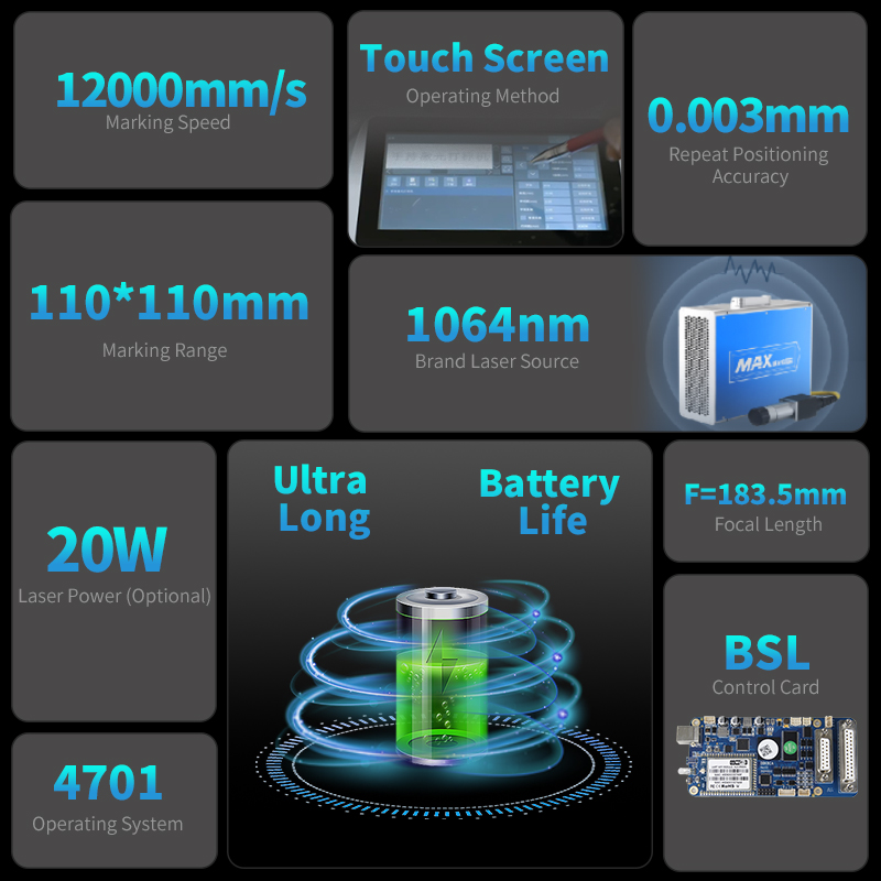 Good Price 20w 30w 50w Optical - Laser Marking Machine 评论和价格