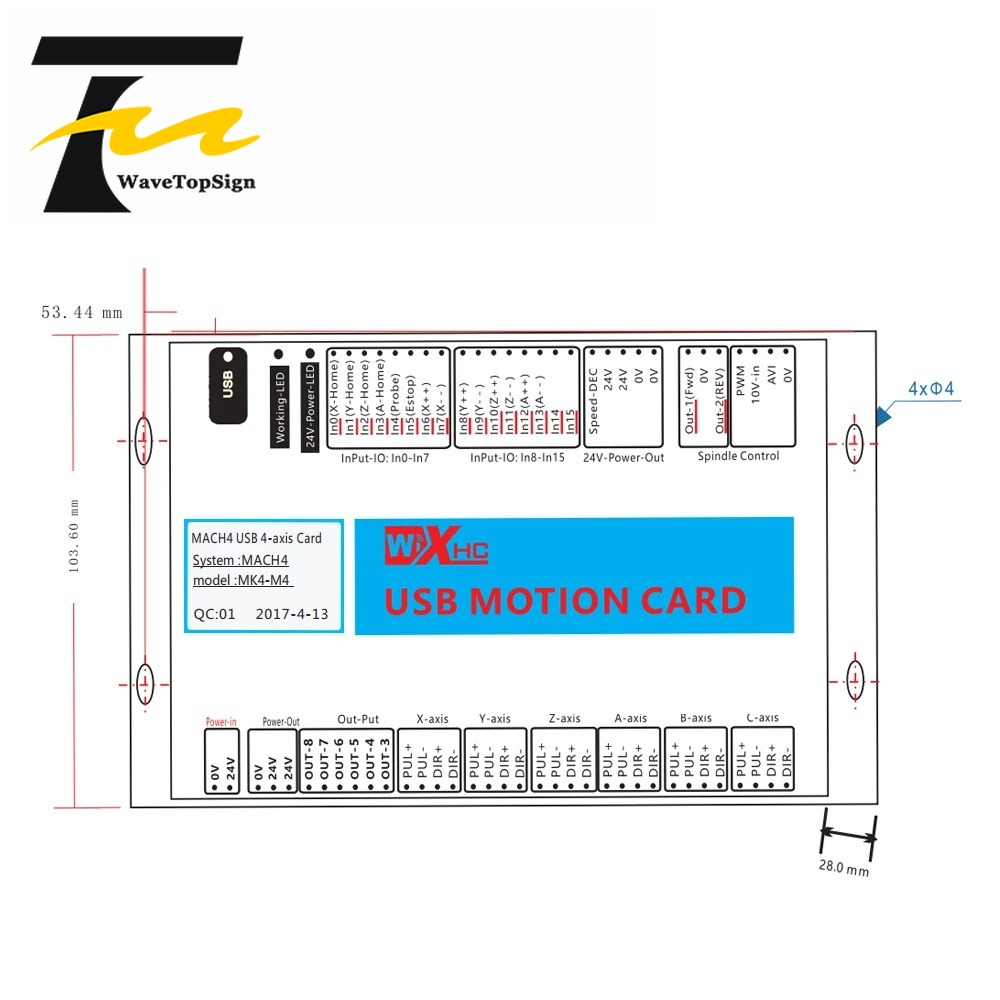 XHC Mach4 USB Breakout Board 3 - Breakout Board Mach3 评论和价格