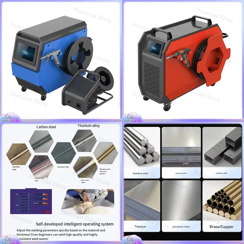 Four-in-One Air-Cooled Laser W - Industrial Handheld Laser Welder 评论和价格