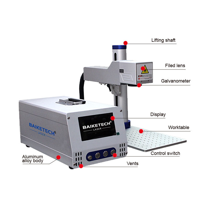 High-Speed 20W/30W Fiber Laser - Industrial Laser Marking Machine 评论和价格