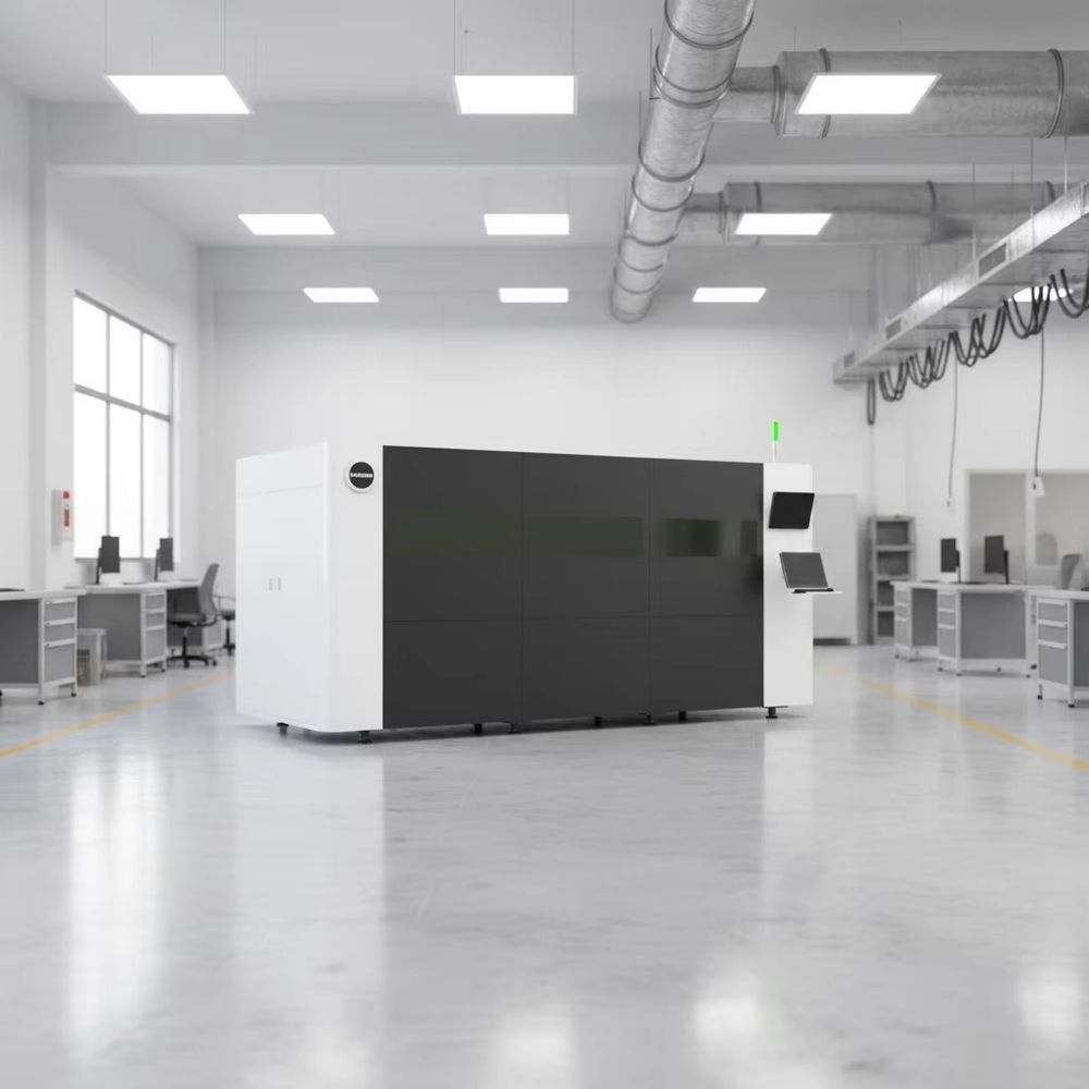 3000W CNC Full Cover Single-pl - Industrial Fiber Laser Cutting Machine 评论和价格