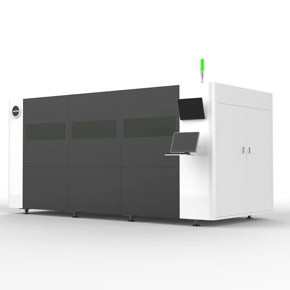 3000W CNC Full Cover Single-pl - Industrial Fiber Laser Cutting Machine 评论和价格