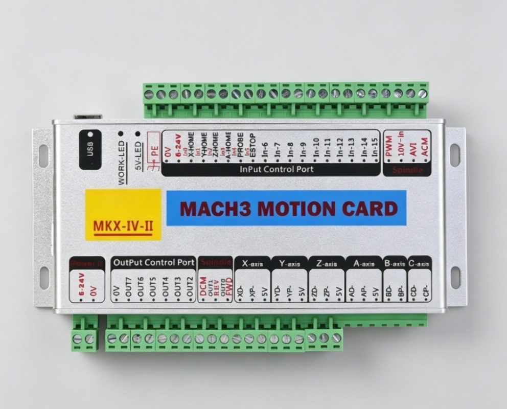 MK4-IV 4-Axis USB Motion Card  - Breakout Board Mach3 评论和价格