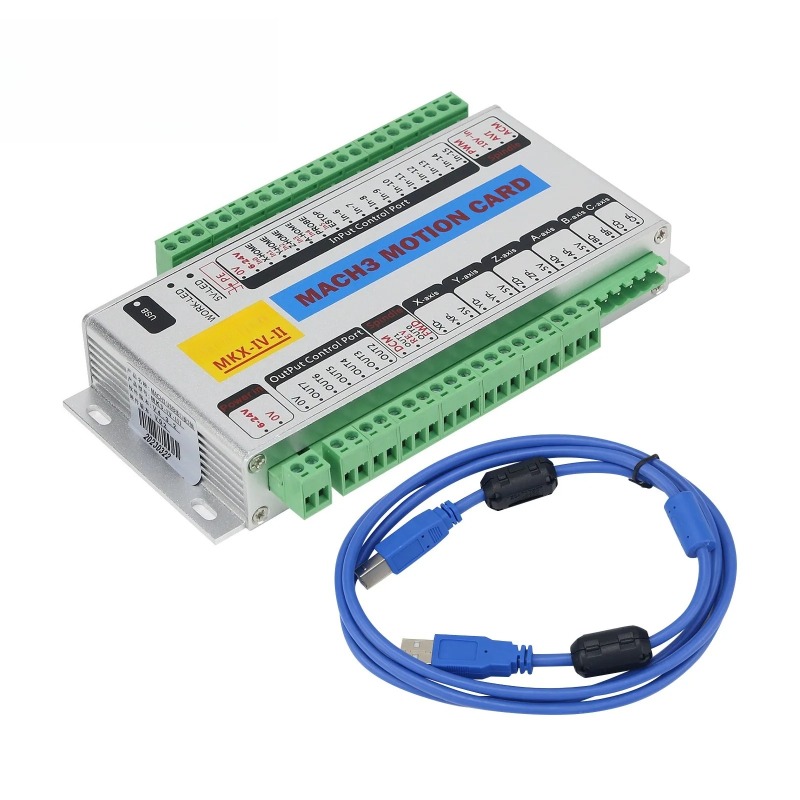 MK4-IV 4-Axis USB Motion Card  - Breakout Board Mach3 评论和价格