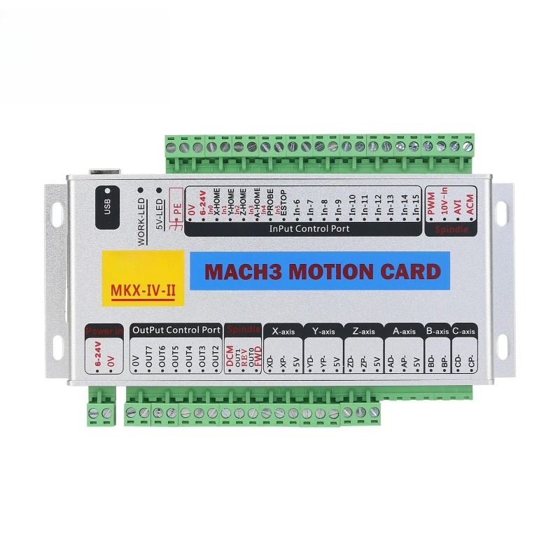 MK4-IV 4-Axis USB Motion Card  - Breakout Board Mach3 评论和价格
