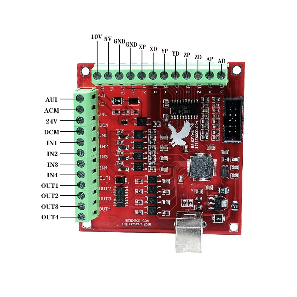 MHCNC USB Mach3 4 Axis Breakou - Breakout Board Mach3 评论和价格