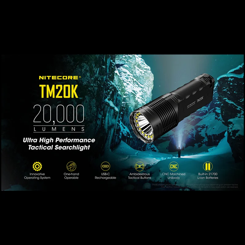 NITECORE TM20K 20000 Lumens Ta - Honeycomb Laser Bed 评论和价格