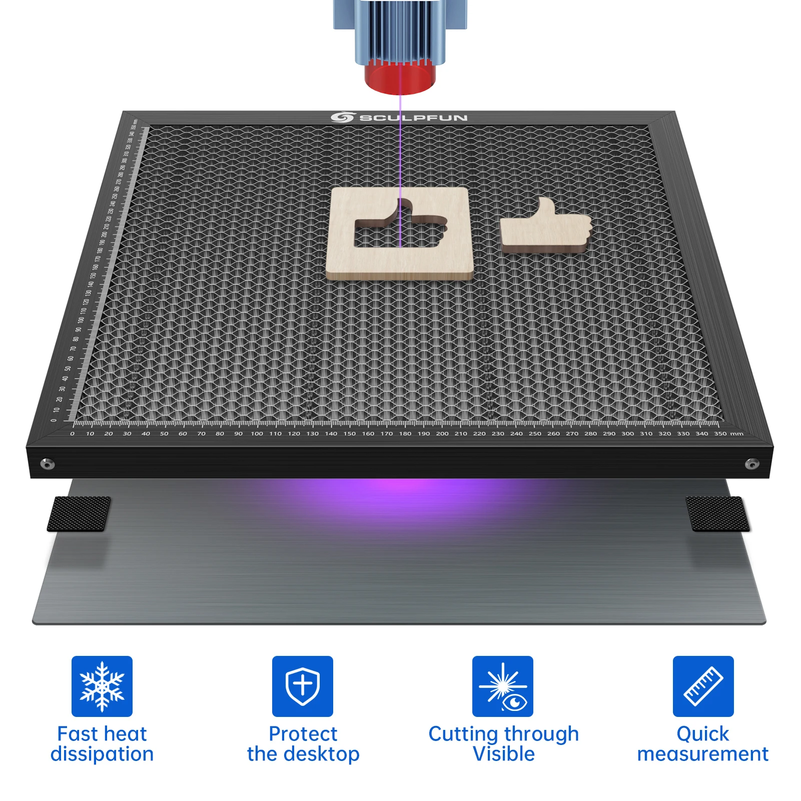 Laser Engraver Work Bed Honeyc - Honeycomb Laser Bed 评论和价格